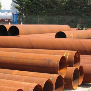 Tube acier nu